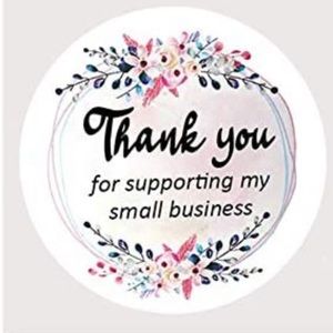 50 𝅺THANK You stickers  sticker seal for small business package stickers